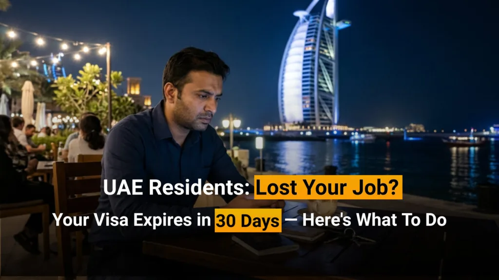 lost job in uae visa