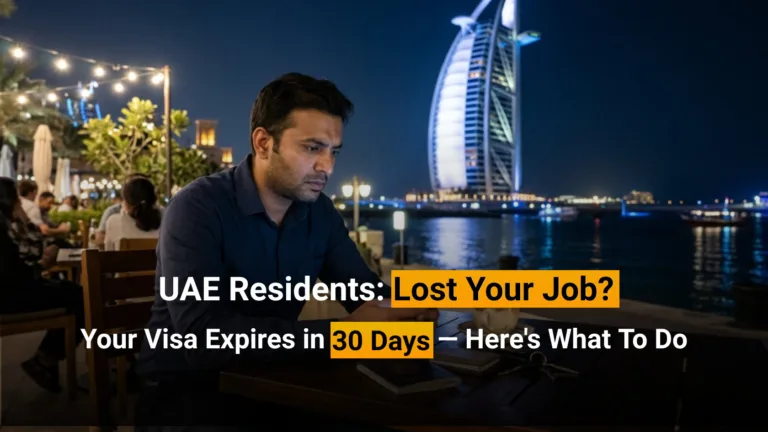 lost job in uae visa