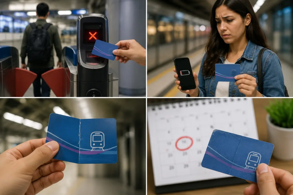 mistakes to avoid using hafilat card in UAE
