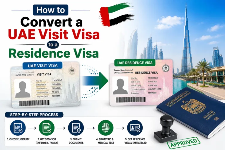 How to Convert a UAE Visit Visa to a Residence Visa