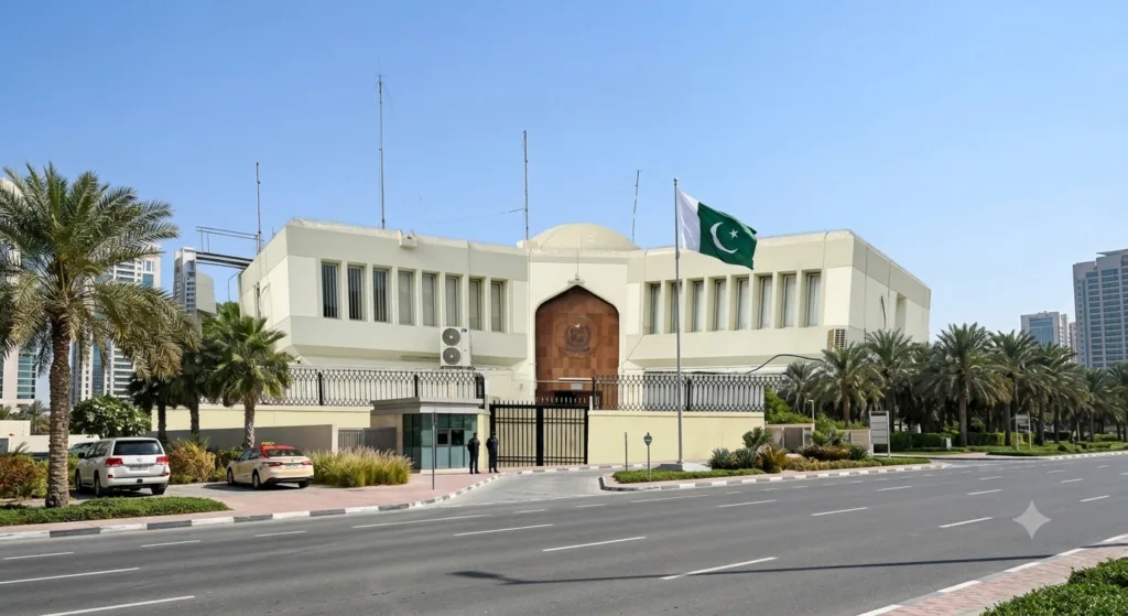 Pakistan Consulate General Dubai passport renewal walk-in