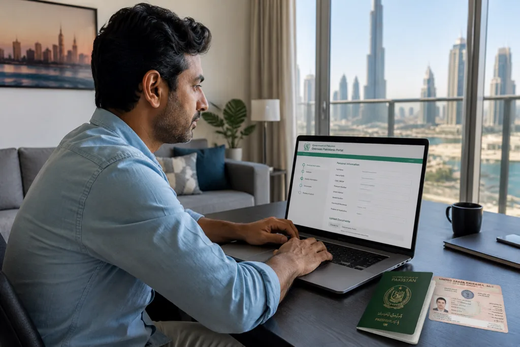how to renew pakistani passport in dubai online