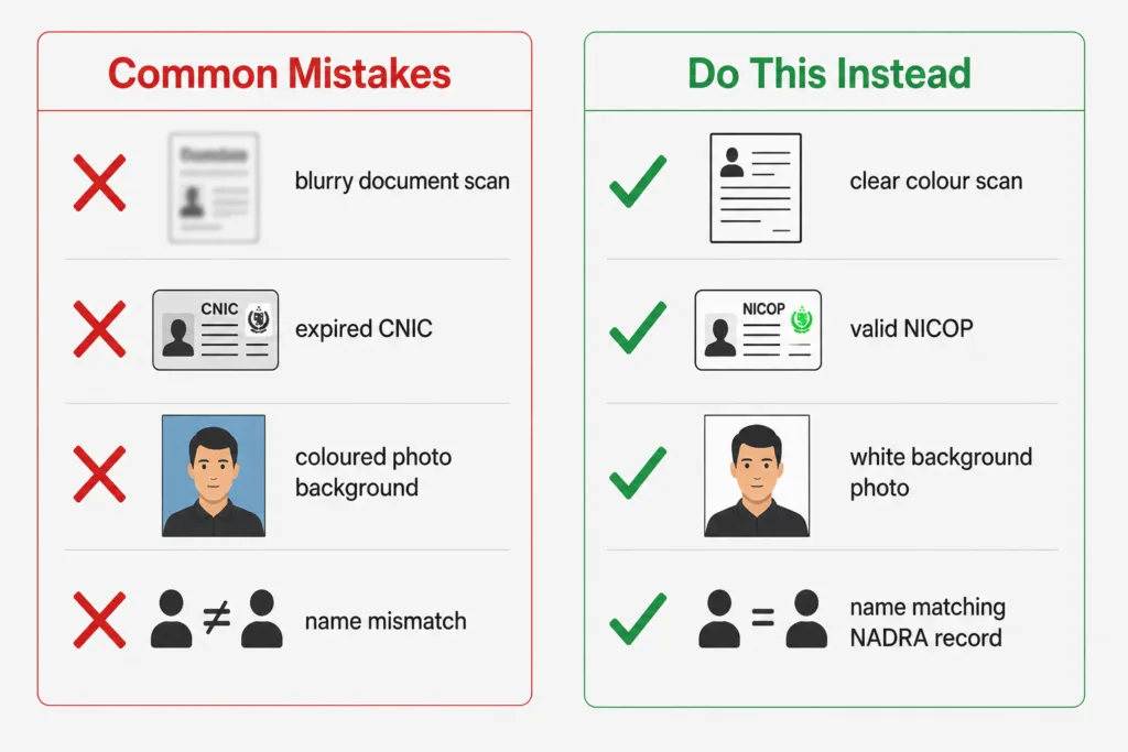 common mistakes pakistani passport renewal UAE documents