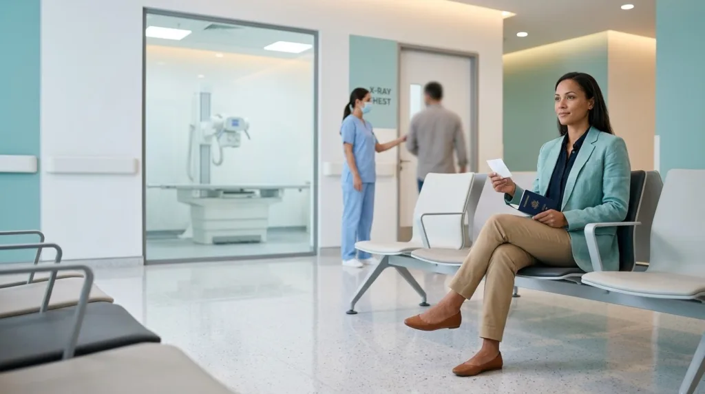 Dubai Work Visa Requirements 2026: Documents, Cost & Steps Expat at a UAE medical fitness centre, a key step in how to get work visa in Dubai